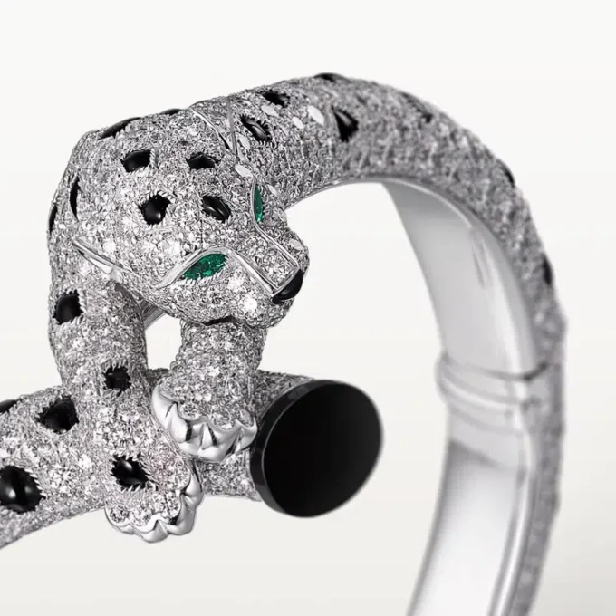 Panthere de Cartier Armband, mit Pavé-Besatz