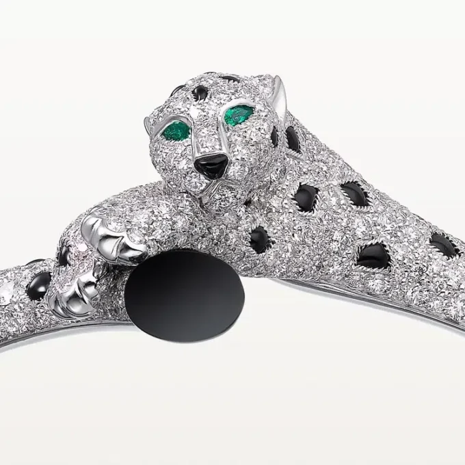 Panthere de Cartier Armband, mit Pavé-Besatz