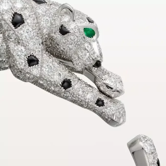 Panthere de Cartier Armband, mit Pavé-Besatz