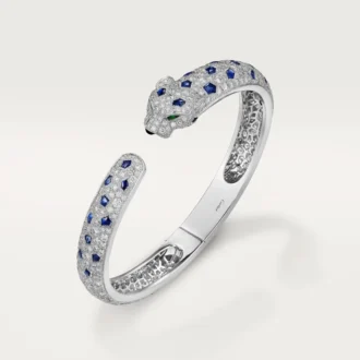 Panthere de Cartier Armband, mittleres Modell, pavé-besetzt