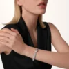 Panthere de Cartier Armband, mittleres Modell, pavé-besetzt