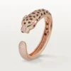 Panthere De Cartier Armband, Obsidian, pavé-gefasst
