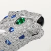 Panthere de Cartier Armband, Saphir, pavé