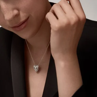 Panthere de Cartier Diamant-Halskette, Weißgold | Cartier US