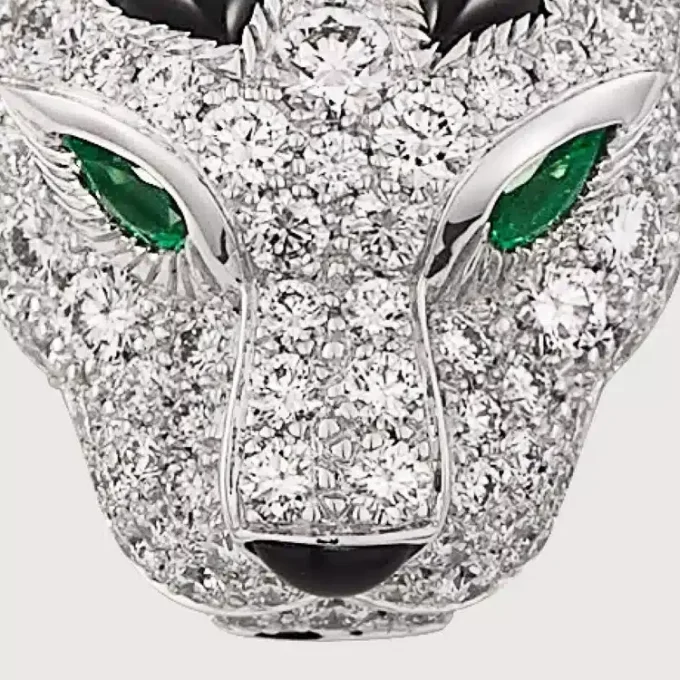 Panthere de Cartier Diamant-Halskette, Weißgold | Cartier US
