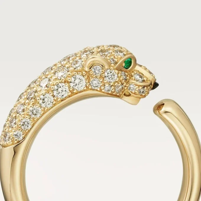 Panthere De Cartier Diamantring, Gelbgold | Cartier US