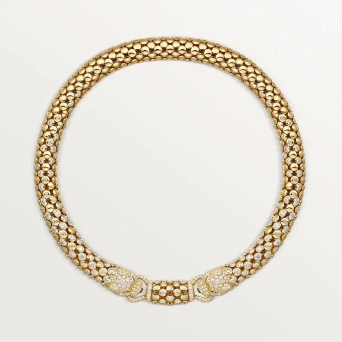 Panthere de Cartier Halskette, pavé