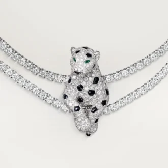 Panthere de Cartier Halskette, vielseitig tragbar, mit Pavé-Fassung