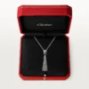 Panthere De Cartier Halskette – Weißgold, schwarzer Lack, Smaragde, Onyx, Diamanten – Cartier