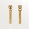 Panthere De Cartier Ohrringe – Gelbgold, Diamanten, Tsavorit-Granate, Onyx – Cartier