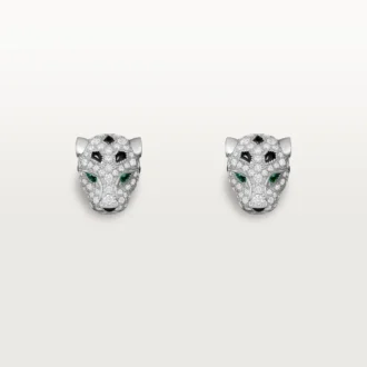 Panthere De Cartier Ohrringe, pavé-gefasst