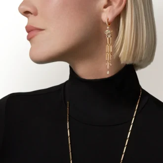 Panthere De Cartier Ohrringe, pavé-gefasst