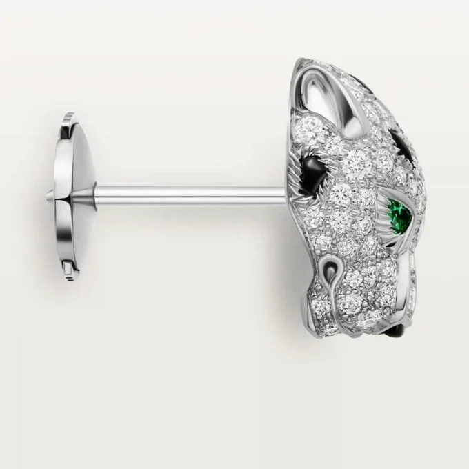 Panthere De Cartier Ohrringe, pavé-gefasst