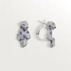 Panthere de Cartier Ohrringe, Saphire, Pavé