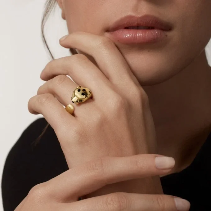 Panthere De Cartier Ring aus Gelbgold und Onyx | Cartier US