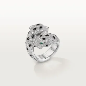 Panthere De Cartier Ring, beweglich, mit Pavé-Fassung