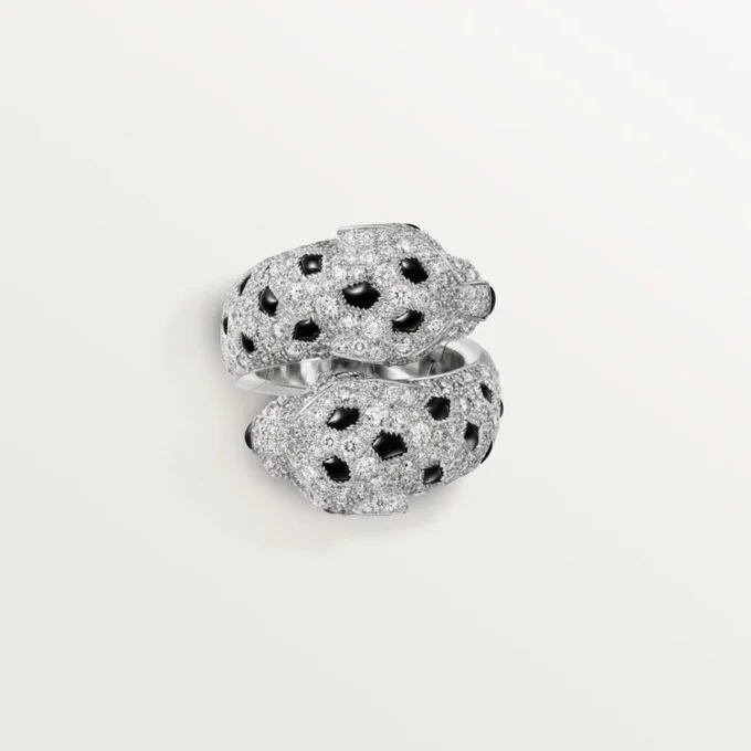 Panthere De Cartier Ring, beweglich, mit Pavé-Fassung