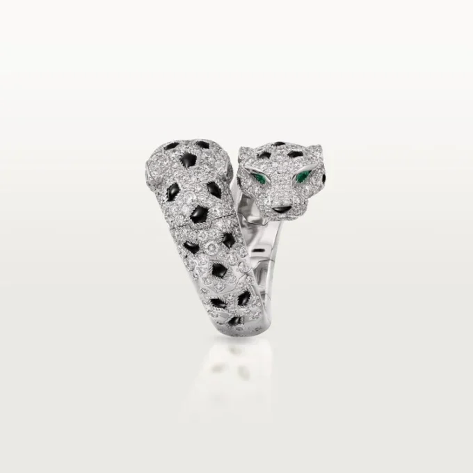 Panthere De Cartier Ring, beweglich, mit Pavé-Fassung
