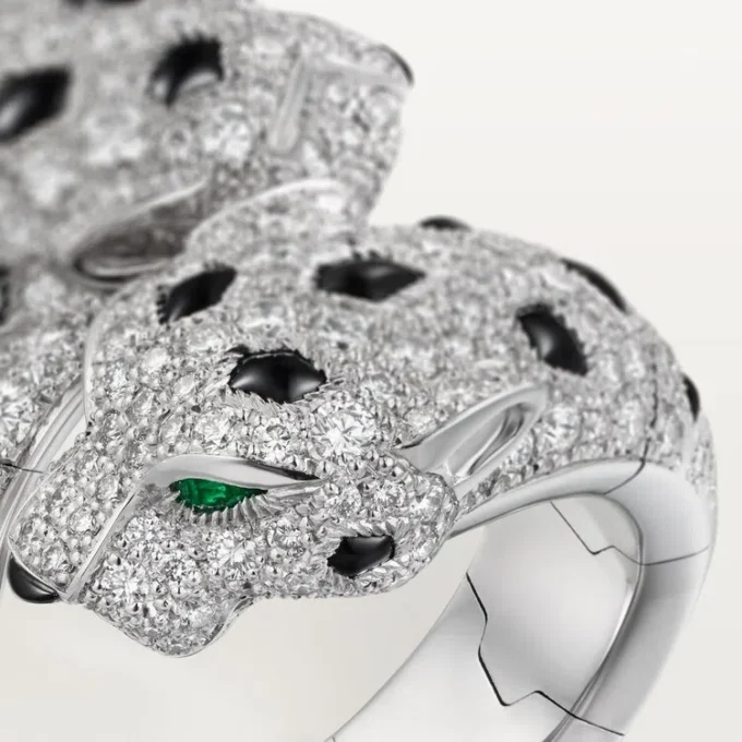 Panthere De Cartier Ring, beweglich, mit Pavé-Fassung