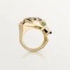 Panthere De Cartier Ring – Gelbgold, Lack, Tsavorit-Granat, Onyx – Cartier