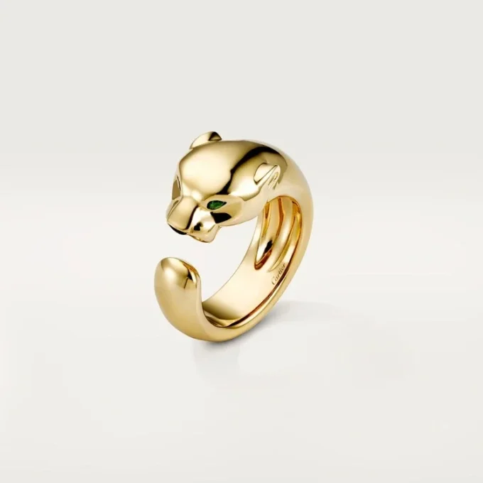 Panthere De Cartier Ring – Gelbgold, Onyx, Tsavorit-Granat – Cartier
