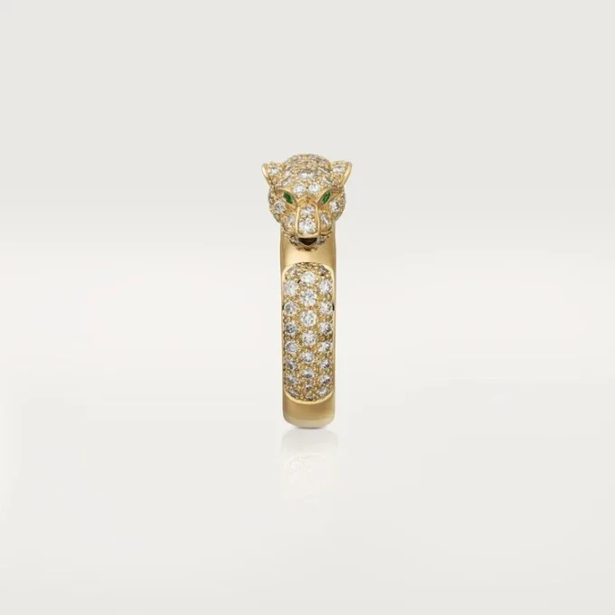 Panthere De Cartier Ring – Gelbgold, Smaragde, Onyx, Diamanten – Cartier