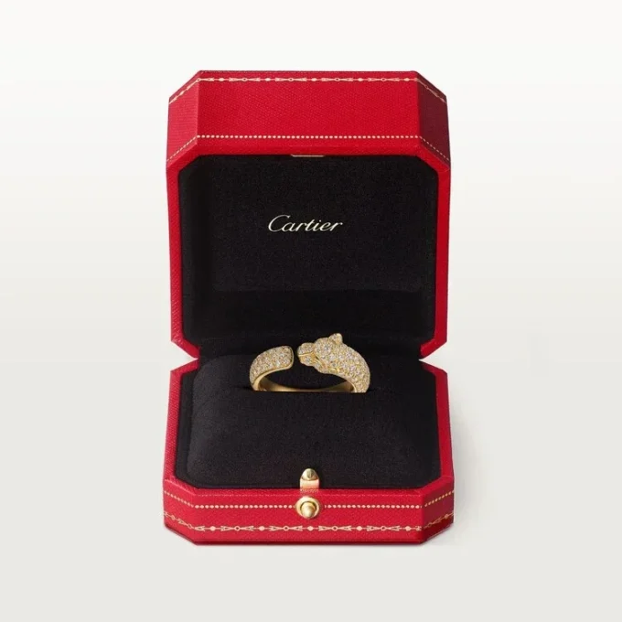 Panthere De Cartier Ring – Gelbgold, Smaragde, Onyx, Diamanten – Cartier