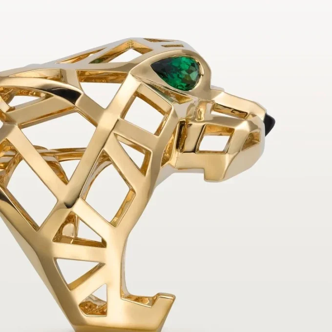 Panthere De Cartier Ring – Gelbgold, Tsavorit-Granate, Onyx – Cartier