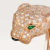 Panthere De Cartier Ring – Roségold, Diamanten, Smaragde, Onyx – Cartier