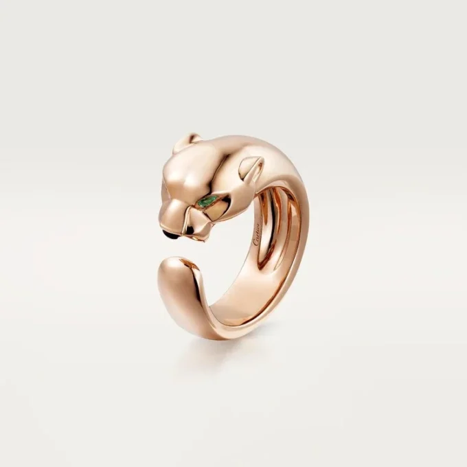 Panthere De Cartier Ring – Roségold, Tsavorit-Granate, Onyx – Cartier