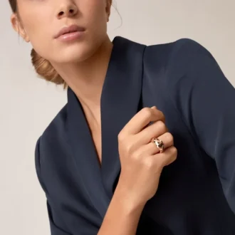 Panthere De Cartier Ring – Roségold, Tsavorit-Granate, Onyx – Cartier
