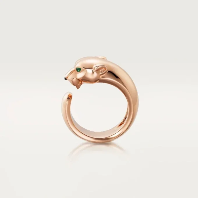 Panthere De Cartier Ring – Roségold, Tsavorit-Granate, Onyx – Cartier