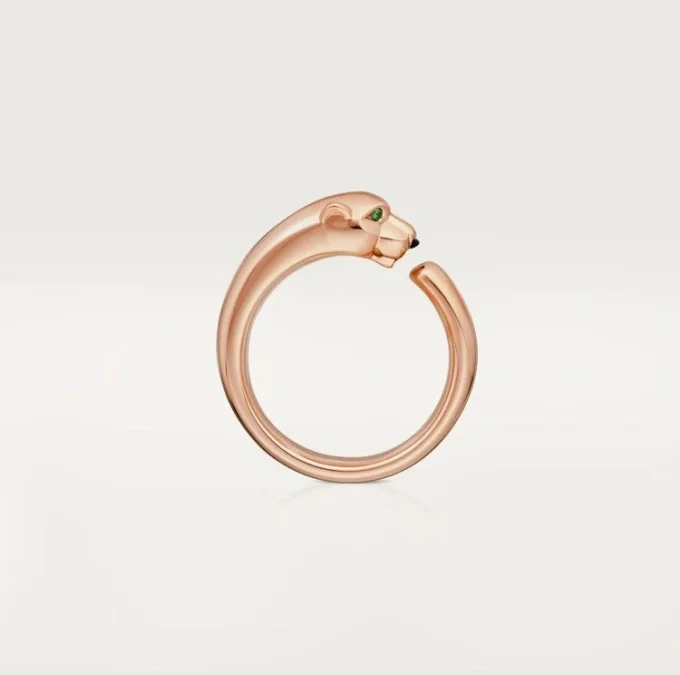 Panthere De Cartier Ring – Roségold, Tsavorit-Granate, Onyx – Cartier