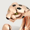 Panthere De Cartier Ring – Roségold, Tsavorit-Granate, Onyx – Cartier
