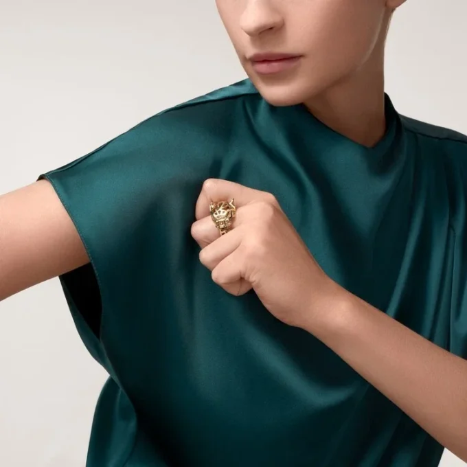 Panthere De Cartier Ring – Tsavorit & Gelbgold | Cartier US