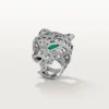 Panthere De Cartier Ring – Weißgold, Smaragde, Onyx, Diamanten – Cartier
