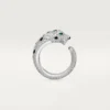 Panthere De Cartier Ring – Weißgold, Smaragde, Onyx, Diamanten – Cartier