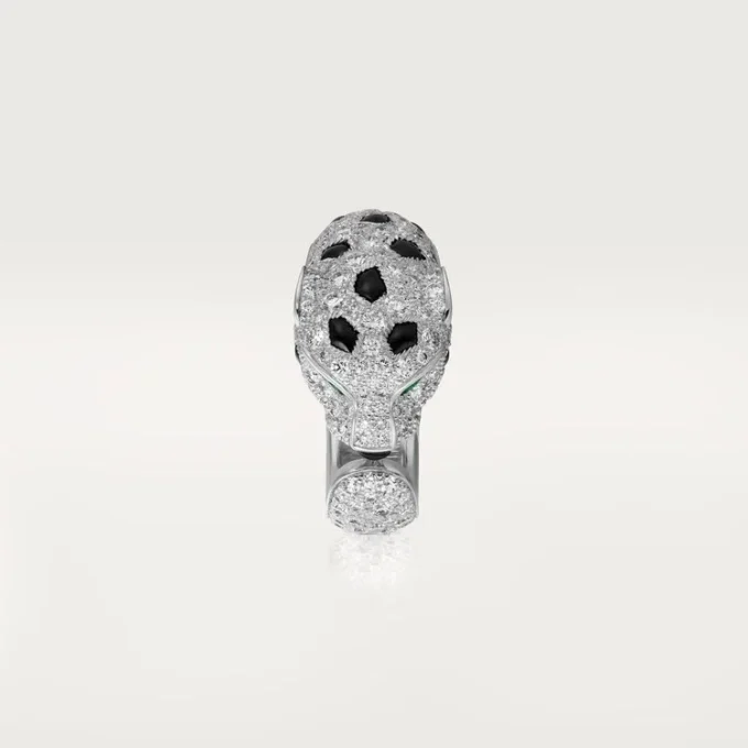 Panthere De Cartier Ring – Weißgold, Smaragde, Onyx, Diamanten – Cartier