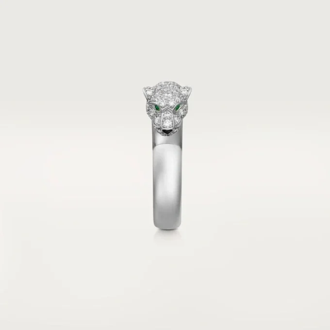Panthere De Cartier Ring – Weißgold, Smaragde, Onyx, Diamanten – Cartier