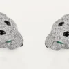 Panthere De Cartier Torque-Halskette, gelenkig, mit Pavé-Fassung