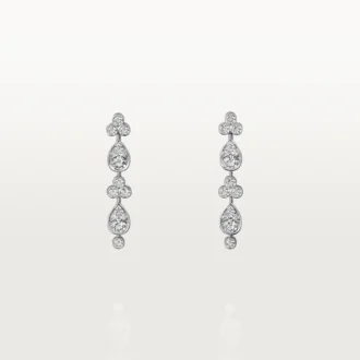Pluie De Cartier Ohrringe – Weißgold, Diamanten – Cartier