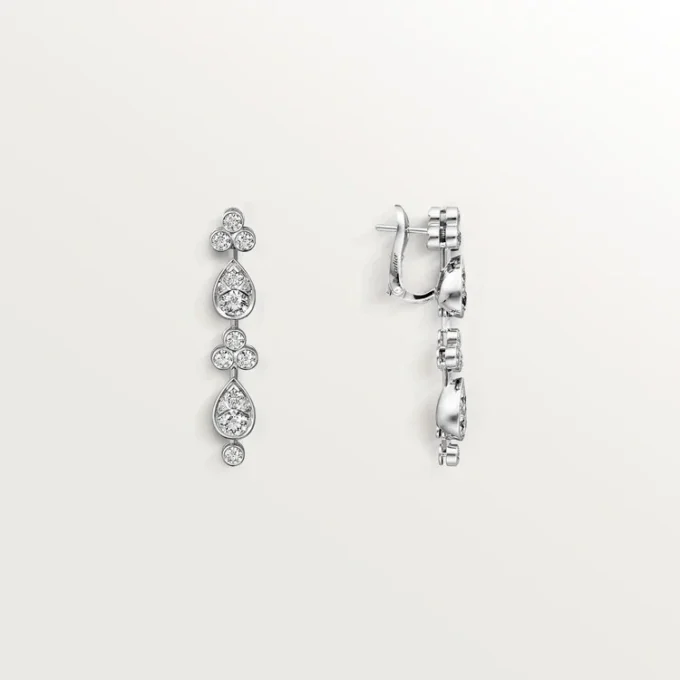 Pluie De Cartier Ohrringe – Weißgold, Diamanten – Cartier