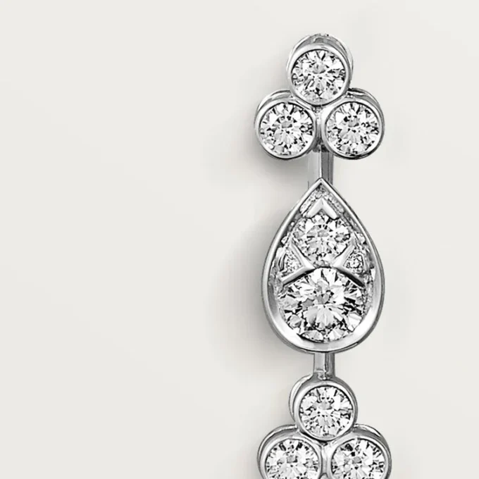 Pluie De Cartier Ohrringe – Weißgold, Diamanten – Cartier
