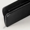 Portfolio, Must de Cartier – Schwarzes Kalbsleder, Palladium-Finish – Cartier