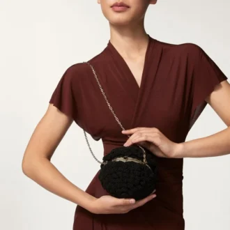 Runde Häkeltasche, Cartier Soir