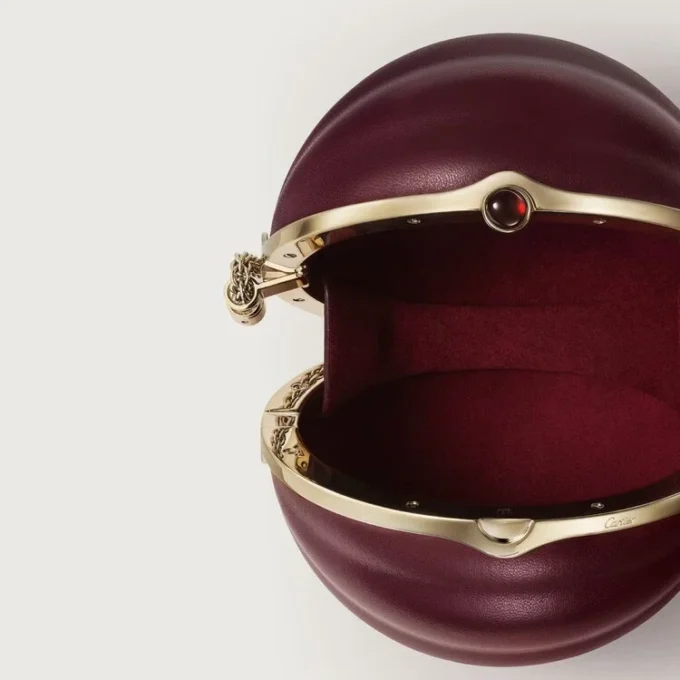 Runde Tasche mit Gadroon-Motiv, Cartier Soir