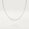 Santos de Cartier Halskette – Weißgold – Cartier