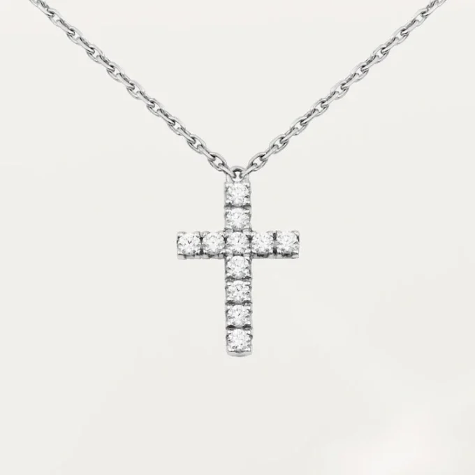 Symbols Halskette – Weißgold, Diamanten – Cartier