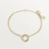 Trinity-Armband, an Kette, Diamanten