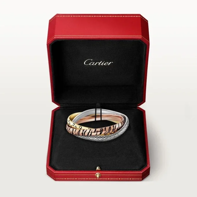 Trinity-Armband, Lack, Diamanten